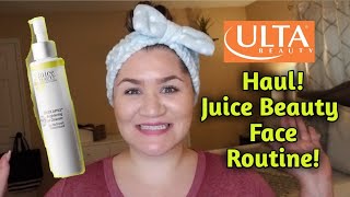 ULTA Haul - Juice Beauty Facial Products - Quick Skin care Routine!