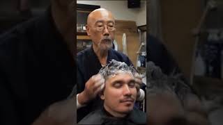Eski Japon Berberde Saç Kesimi Ve Masaj Japan Mage And Haircut