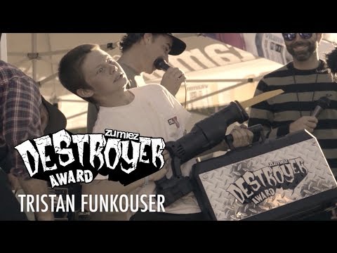 Tristan Funkouser Wins Destroyer Award at Damn Am 2013