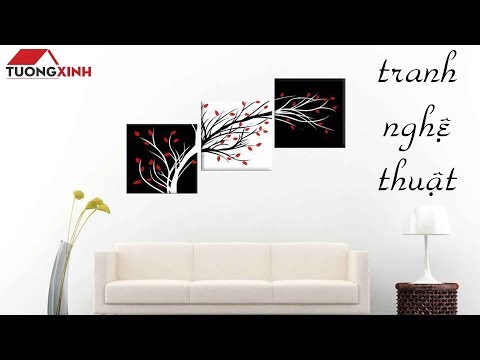 Tranh treo tường CÂY NGHỆ THUẬT trang trí nội thất siêu đẹp HL011
