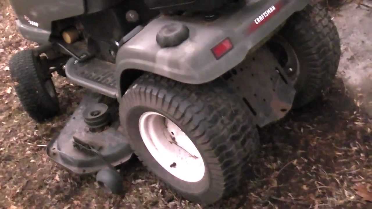 2003 Craftsman GT5000 Garden Tractor - YouTube