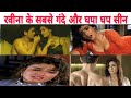 Raveena Tandon hot intimate kissing scene in Bollywood career #raveenatandon