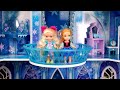 ICE castle ! Elsa and Anna toddlers - Big surprise