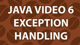 Java Video Tutorial 6 Java Video Tutorial 6