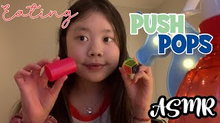 ASMR Eating Push Pops Candy!! (Mouth sounds) MiuLe ASMR