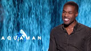 Yahya Abdul Mateen II interview for AQUAMAN w/ P'Etra Elise