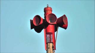 Federal Signal STL-10 Fire Siren Test Attack Signal