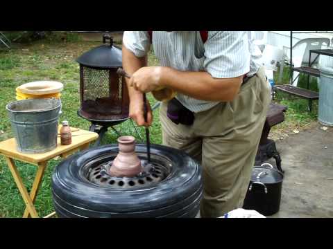 Potters wheel made easy Potters wheel made easy in tyre inner tube diy with Wheel pottery Ceramic