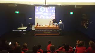 Science Space Excursion - Liquid Nitrogen used to pop balloon