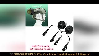 Electronic Earmuf Arc Ops-Core Helmet Rail Adapter Tactical Headphone Stand For Howard Leight Impact