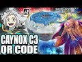 QR CODE CAYNOX C3 + COLLAB C/ ZANKYE! BEYBLADE BURST APP QR CODES