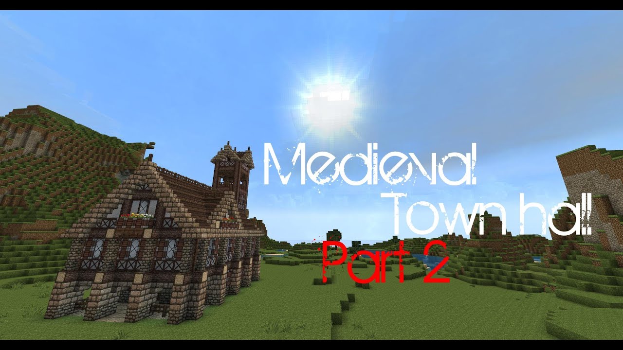 How To Build A Town Hall In Minecraft Tutorial How To Build A Town Hall In Minecraft Tutorial