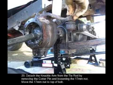 1972 FJ40 - How to remove Locking Hub, Brake Drum, and ... ford f 150 rear axle diagram 