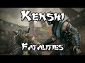 Mortal Kombat 9 - Kenshi Fatalities (New DLC Character!)