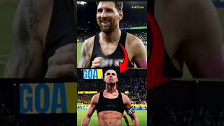 Messi Responded To Ronaldo And Took Off His Shirt After Scoring 3 Goals