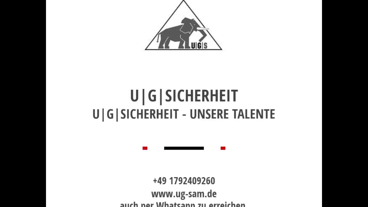 UGSICHERHEIT AUSBILDUNG MATERIAL DIENSTLEISTUNGEN