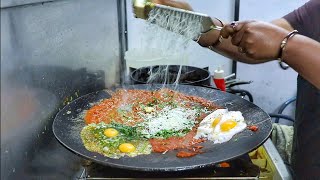 Most Hygiene 6 Layer Omelette Hotpot | Cheese Loaded Egg Dish | Egg Street Food | Indian Street Food