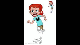Coloring Page Ben 10 Character Drawing Gwen Tennyson