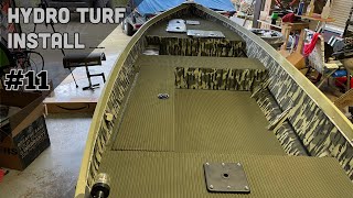 Installing Hydro Turf In A Jon Boat Tying Up Some Loose Ends Too