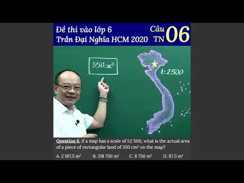 Câu 6 đề thi vào 6 Trần Đại Nghĩa HCM 2020