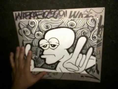 Drawings from WIZARD Graffiti characters