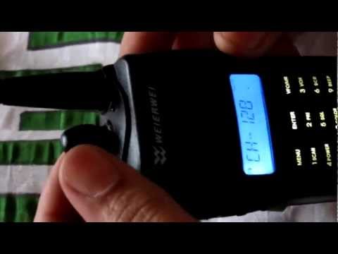 تعليم توليف الأجهزة اللاسلكية من طراز WEIERWEI VEV-3288s