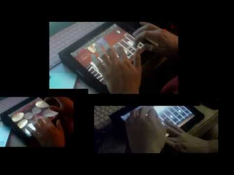 iPad Garageband - Guitar Jam Improvisation