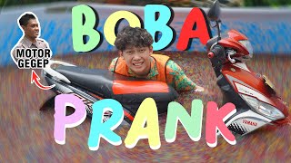 Tenggelemin Motor Satpam? 24 Jam Prank Boba?