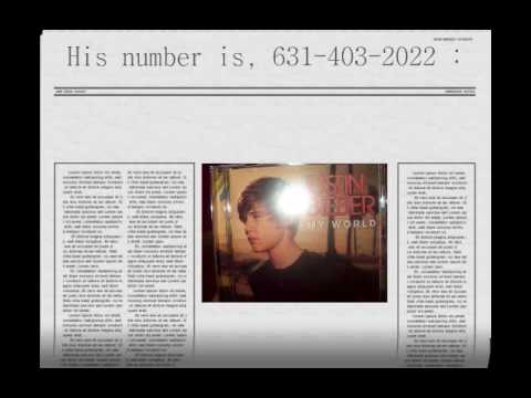 Justin Bieberphone Number on Justin Bieber S Phone Number Real 270075 Shouts Justin S