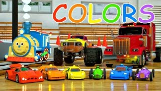 Eğitici çizgi film. Yarış arabalarla beraber  renkleri öğreniyoruz.