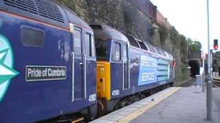 X2 Drs 47S 47501 And 47802 Depart Sheffield On The Sea Side Express