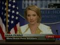 Title:Helen Thomas Challenges Bush Admin on Use of Torture Description:The White House said it does not torture, but recent reports show that key admin officials planned the use of torture in the White House. Helen Thomas asks for answers at WH press briefing. http://www.humanrightsfirst.org