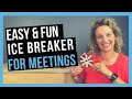 Fun Icebreakers for Meetings [TEAM BONDING ACTIVITIES FOR WORK]