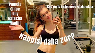 Chloe Ting Vs. Pamela Lilly Madfit Natacha En Çok İzlenen Spor Vi̇deolari 225 M. İzlenme