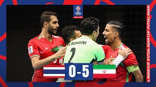 #ACFutsal2022 -  Semi-finals | Thailand 0 - 5 Islamic Republic of Iran