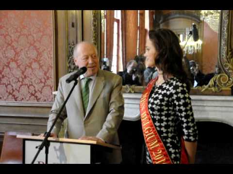 Miss België Cilou Annys Gehuldigd Te Brugge