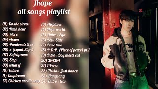 [playlist] Jhope all songs playlist updated 2023 . BTS Jhope playlist 2023 all s