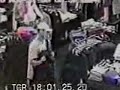 Shoplifter Leaves with Big Haul - clip 16688
