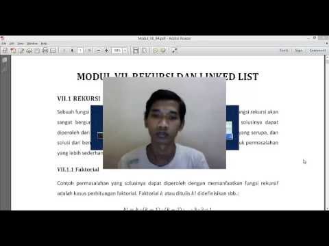 Rekursi dan Linked List Pada C. Modul VII