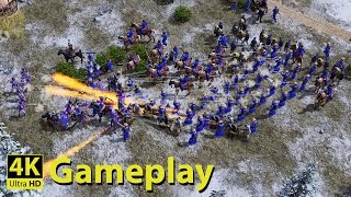 Age of Empires 3 - 4K GAMEPLAY