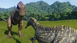 Suchomimus VS T-Rex - Jurassic World Evolution Suchomimus VS T-Rex - Jurassic World Evolution