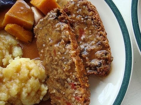 vegetarian meatloaf gravy recipe
 on VEGETARIAN meatless MEATLOAF WITH GRAVY recipe