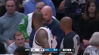 Lebron James And Jason Kidd Interaction