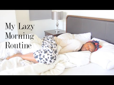 MY LAZY MORNING ROUTINE +MORNING WORK OUT!