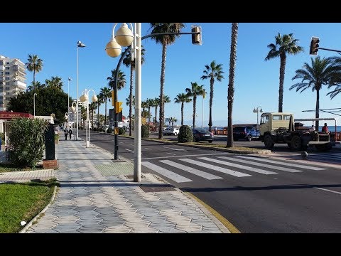 Malaga Spain - Drive to Airport - HD