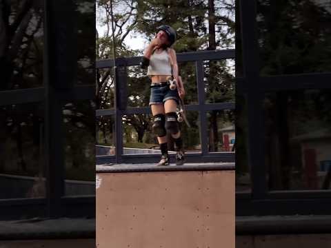 Katlyn West skate her OC Ramps mini ramp ✅🤘🏽🛹🏆 #skateboarding #miniramp