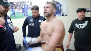 BILLY JOE SAUNDERS (& TYSON FURY) STRAIGHT FROM THE RING - IMMEDIATE REACTION TO WORLD TITLE WIN