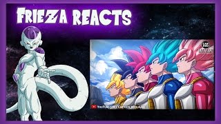 FRIEZA REACTS TO GOKU SAIYAN RANGERS!