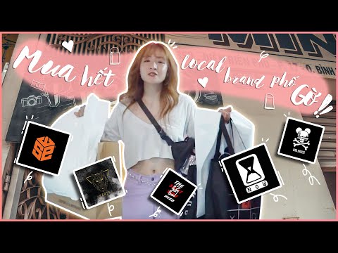 5 Local Brands mà ai mặc cũng siêu chất || Lượn lờ mua hết cả "G TOWN": BAD HABITS, SWE, TSUN,...