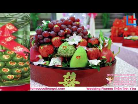 Mâm quả cưới hỏi truyền thống cho ngày hôn lễ trọng đại - Đồ Cúng Tâm Linh